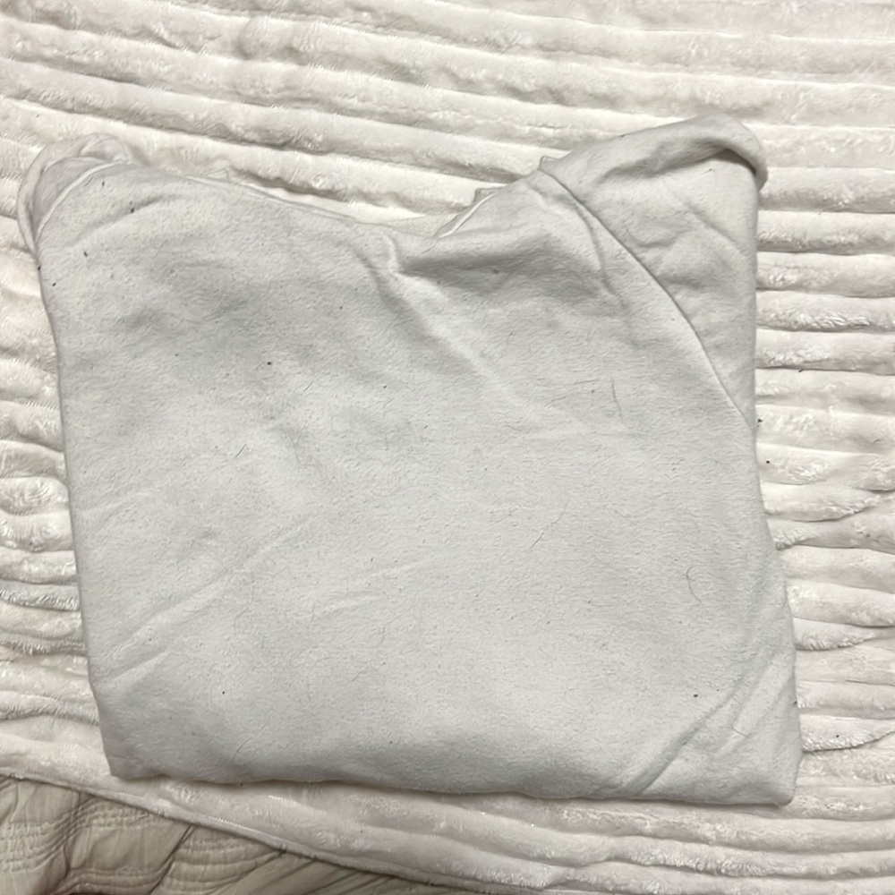 Plain White hoodie